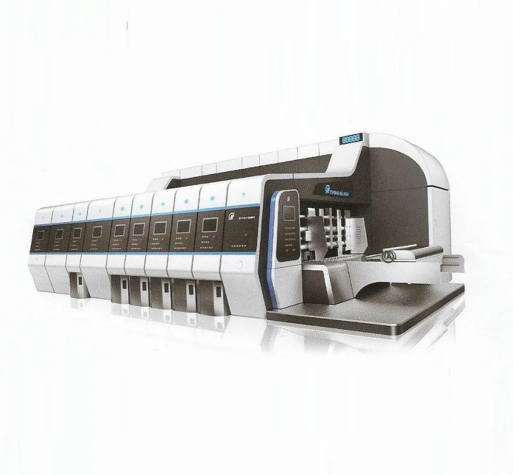 MJBL-4 auto flexo ink printer cutter slotter machine corrugated printing machine