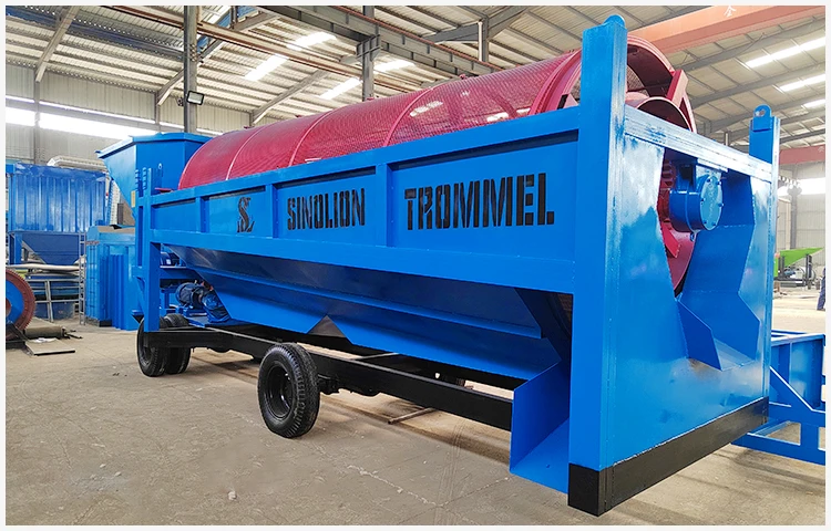 Аллювиальная установка для мойки алмазов 80-150 т/ч