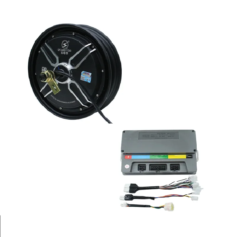 Powerful 10 inch 72v 1000W 1200W 1500W electric scooter hub motor with votol controller