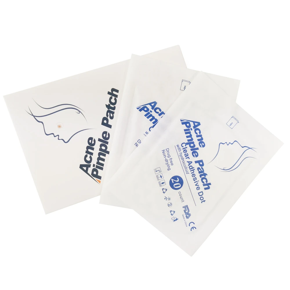 Medical disposable acne treatment stickers hydrocolloid acne patch dressing