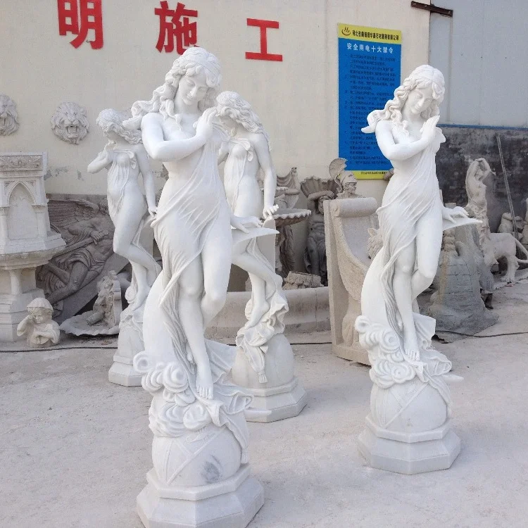 chinese polished life size white woman marble sculpture statue prices,white marble nude lady