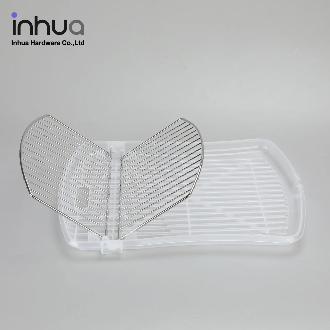 
V-shaped kitchen tableware dish rack single tier dish drying rack storage rack for kitchen 