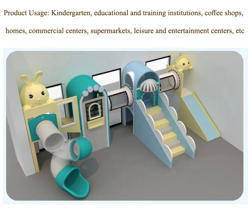 China Manufacturer high-quality  Indoor Playground Equipment  MAKA Theme Naughty Castle wooden Indoor Playground