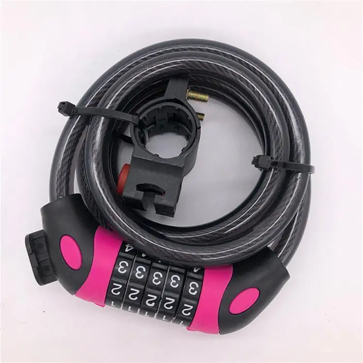 Haitan SF12005 Универсальный Велосипедный Замок пятизначный пароль горный велосипед Противоугонный