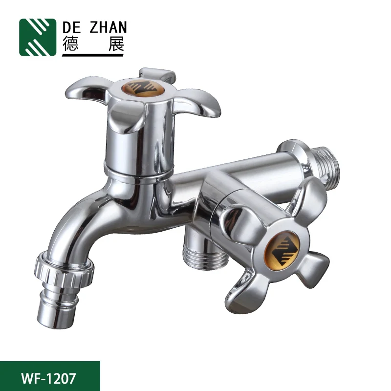 Hot Sale Plastic Bibcock Water Faucet Tap Double Bibcock Faucet