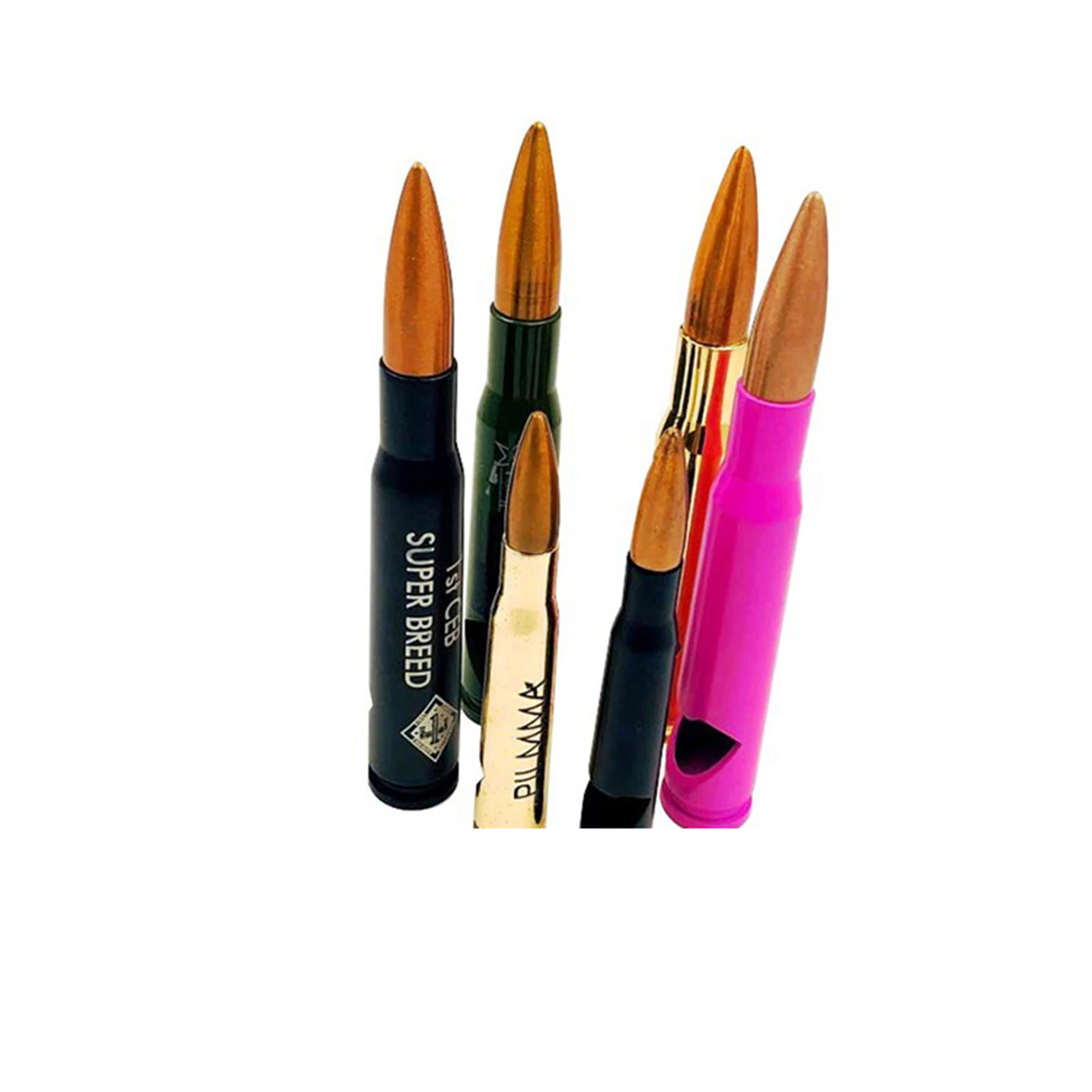 metal bullet head beer bottle opener keychain stainless steel custom logo made wholesale bullet bottle opener