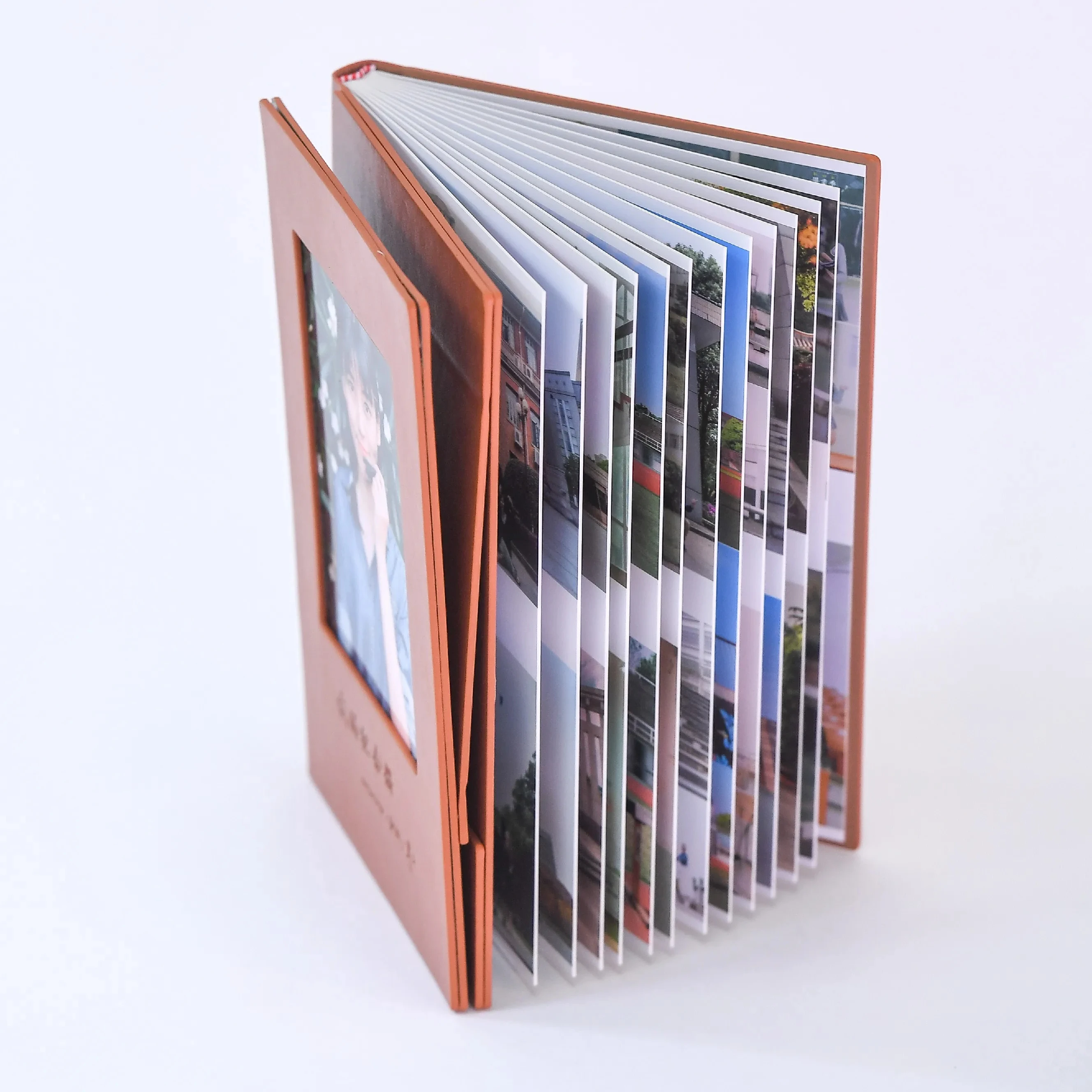 Factory Wholesale  Custom hardcover books square spine round spine novel album photography photo album