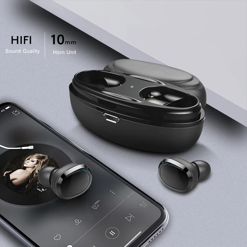 T12 СПЦ беспроводные наушники Мини Bluetooth 5,0 стерео спортивные наушники гарнитура