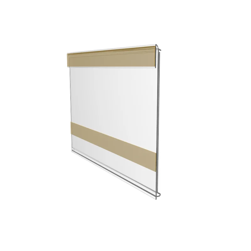 Пластиковый держатель этикеток для супермаркетов на клейкой основе из ПВХ