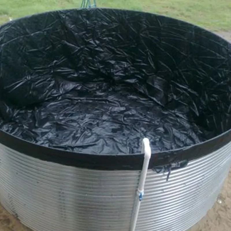 Экологически чистый Пруд Лайнер Hdpe Геомембраны круговые резервуары для аквакультуры 1 мм