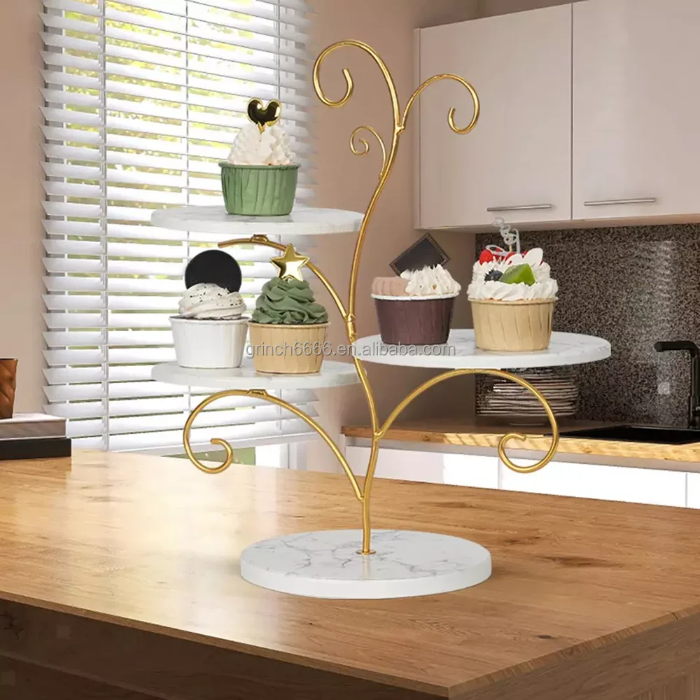 Cupcake Display Stand 3 Layers Cakes Display Rack Food Server Display Holder for Party Cakes