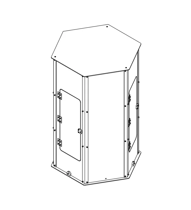 Крышка для фонтана шоколада с защитой от ветра и пыли, 7 слоев