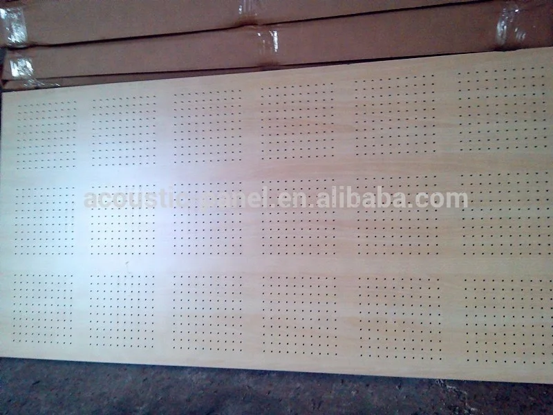 High Performance Perforated Wood Acoustic Panel Insulating Sound Board
