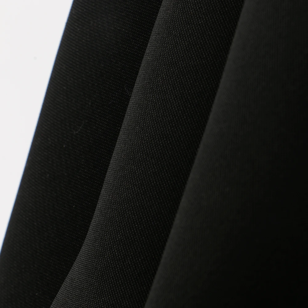 FEICHI soft polyester formal black korean dubai jilbab dress nida fabric for abaya