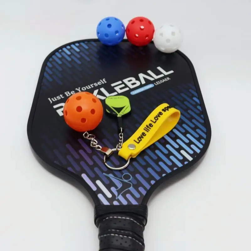 Wsnbwye pickleball paddle из стекловолокна DIY аниме 3D llaveros business selkirk balls брелок