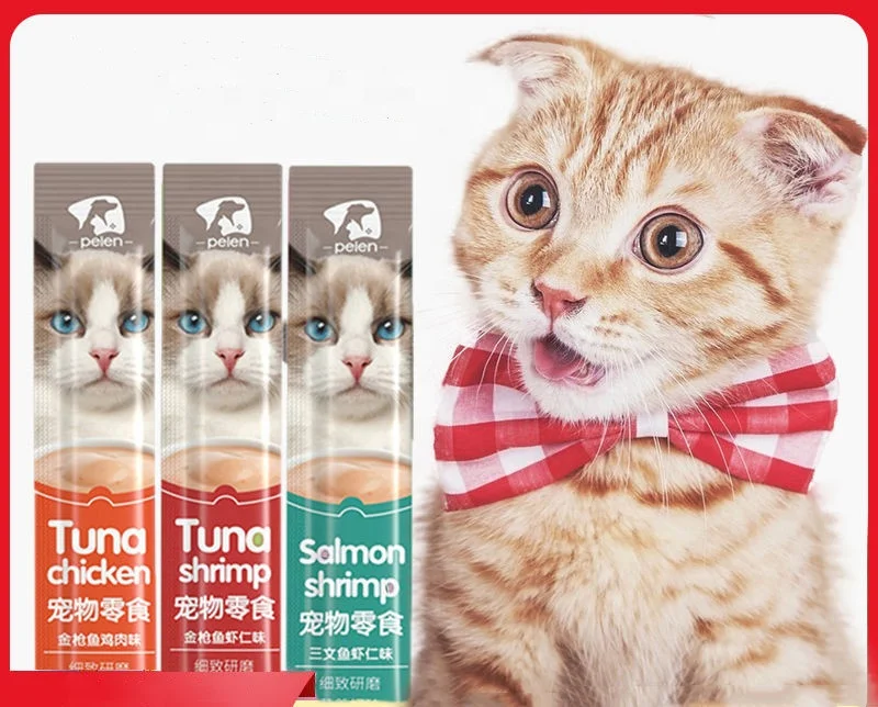 Top Sale Cat Snack 15g Delicious And Nutritious Peien Cat Food Cat Treat Snack Wet Food