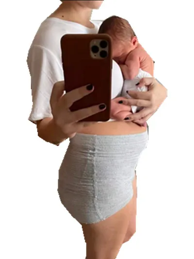 Высокая талия одноразовые пост bay C секция восстановления из сетчатого материала Бесплатная максимально впитывающие послеродовой нижнее белье