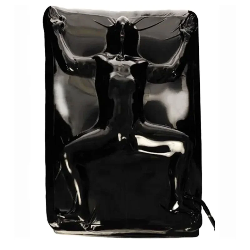 Hot Selling Latex Sexy Jumpsuits  Inflatable Vacuum Bed OEM Fancy Spandex Time Lead Support Feature Material Cosplay