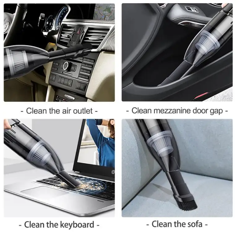 
Amazon hot sale Car Vacuum Cleaner Handheld with charging functions 