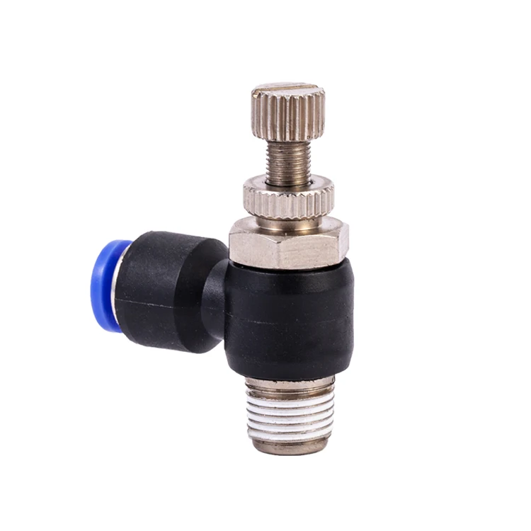 SC4-01 Plastic Pneumatic Air Tube Fittings And Thread Straight Air One Touch Fitting Pneumatic
