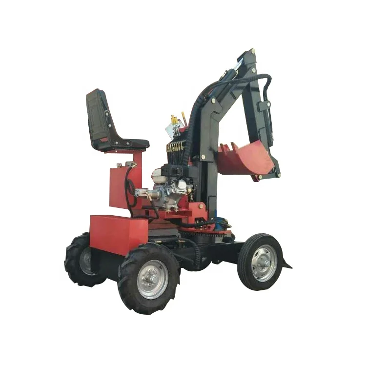 Manufacturer mini digger trencher bulldozer  tractor with bucket for sale
