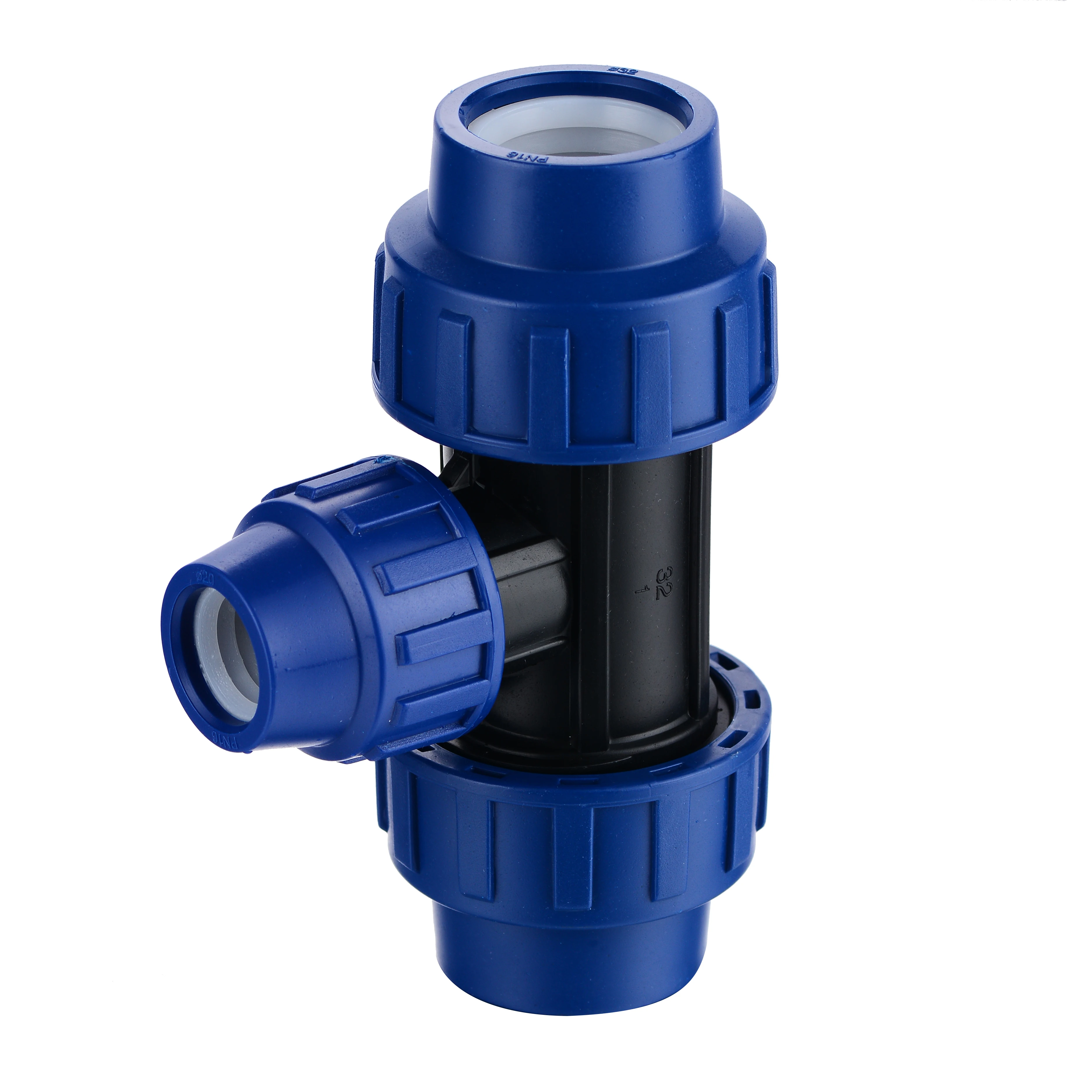 PVC pipe water fitting female thread connection Reducing Tee