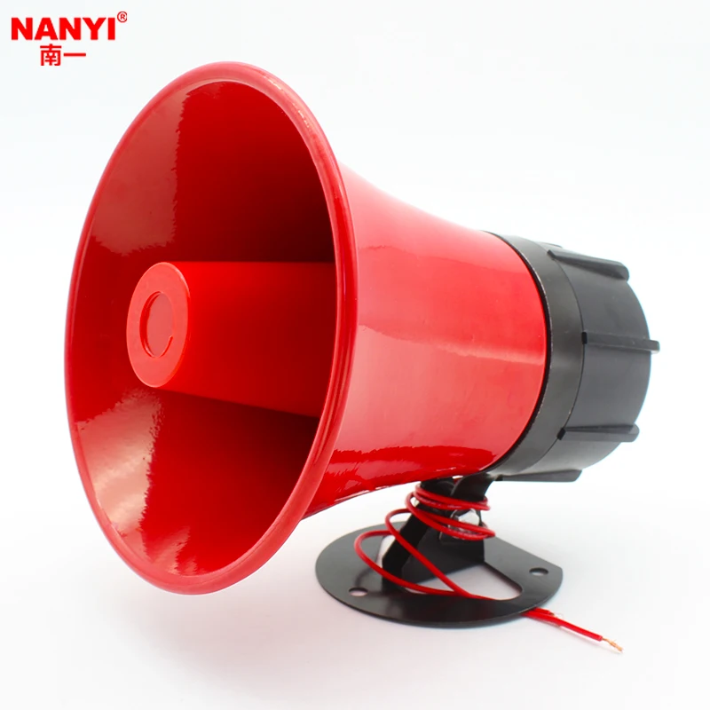 120 high decibel alarm speaker 220V high-power metal 12V24V industrial home with high pitched anti-theft alarm 30W
