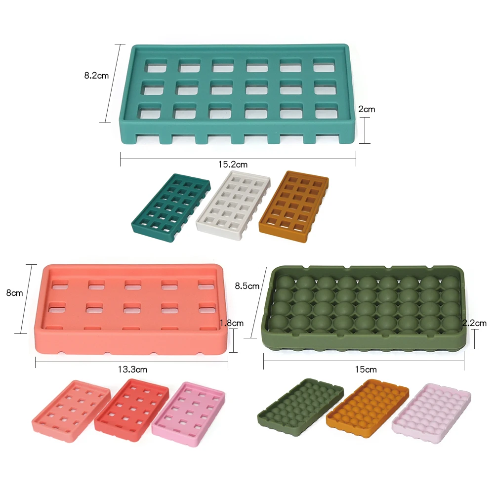 Wolife Original Design Easy Clean Thickened Soap Dish For Shower Self Draining Silicone Soap Dish Tray Bathroom Bathtub