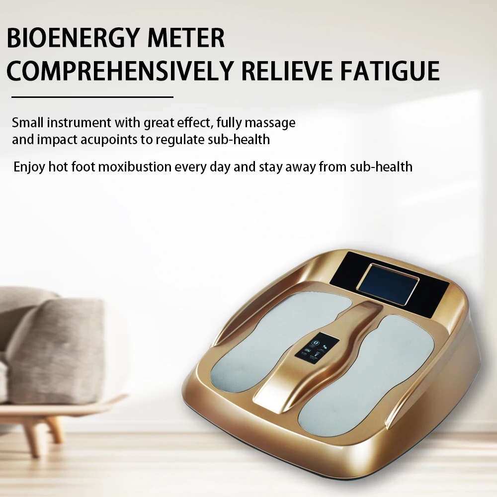 OEM Terahertz MegaEnergy Meter Plantar Energy Meter Foot Massager for Massage Meridians Therapy Leg Qi Blood Circulation