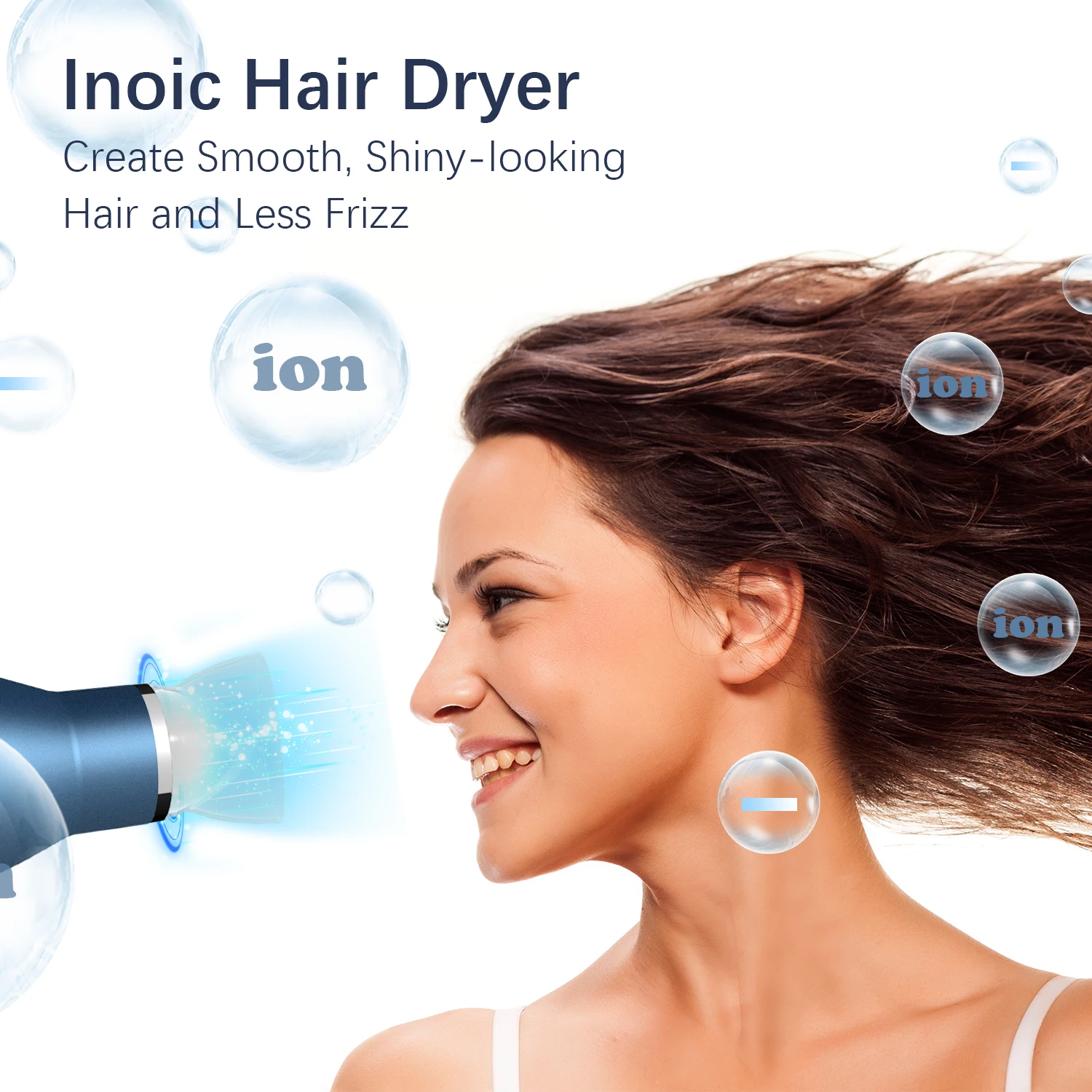 Blow Dryer High Speed 2 Speeds And 2 Heating Setting DC Motor Hair Dryer Professional Hair Dryer