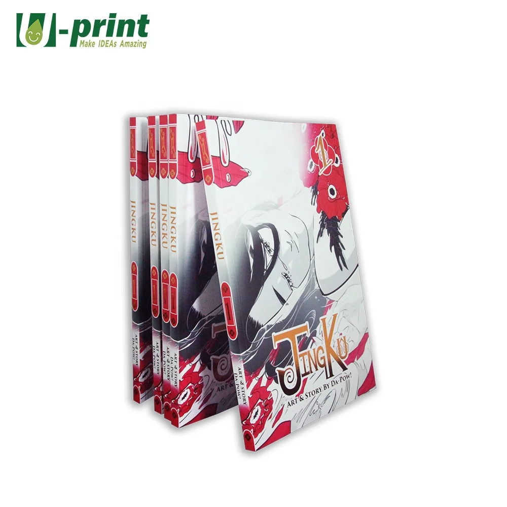 Bulk Wholesale Custom Perfect Softcover Manga Comic Book Printing Offset Print Comics
