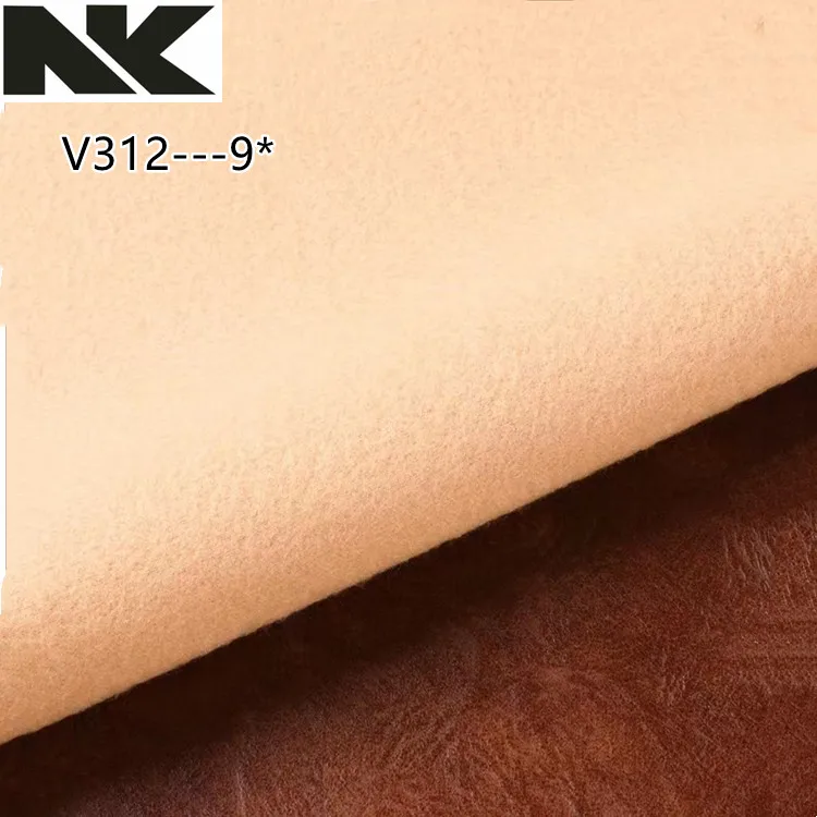 V312  1.2mm Crazy Horse Two Colors Tone Semi - PU Synthetic Leather for brief cases ,  handbags , shoes,sofas