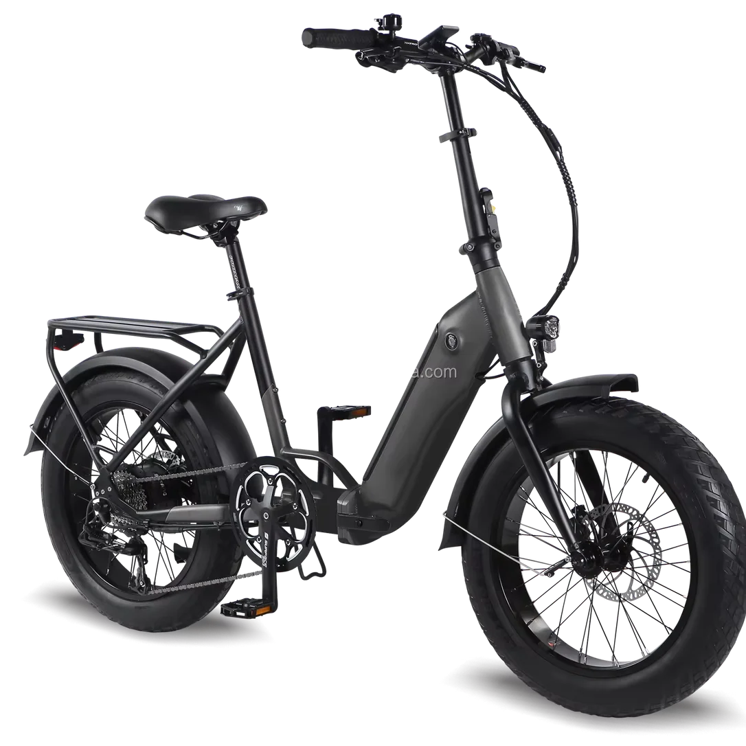 Affordable 7 speed electric bikes  foldable 20 inch folding bike bicycle 20*4.0 Inch fat bike for adult