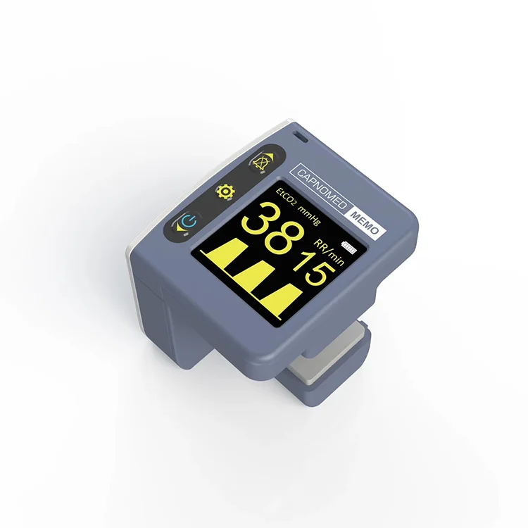 Portable Capnography mainstream monitor EtCO2 end-tidal carbon dioxide