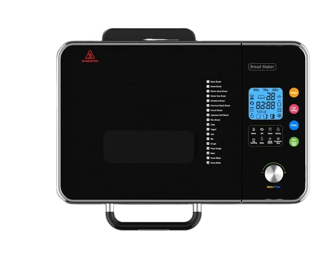Automatic Bread Maker of Three Loading Size 750G to 1000G with Touch Panel Control