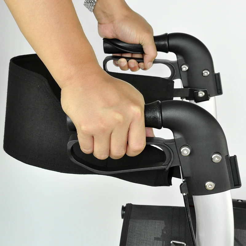 BQ1001A China Manufacturers lightweight 4 Wheel Adult Folding Aluminum Walker Rollator for disabled person