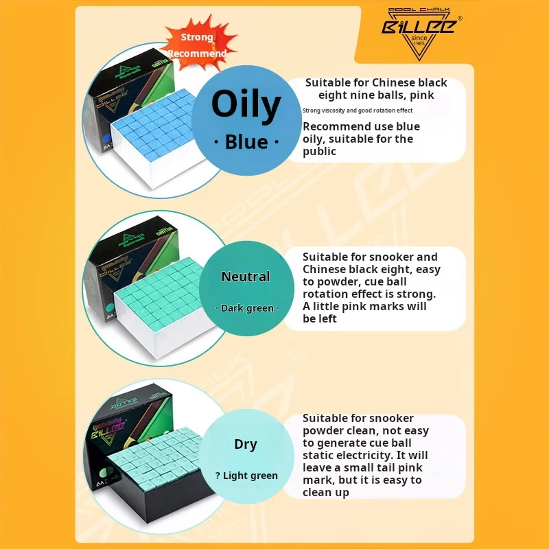 Snooker & Billiards Cue Chalk Premium Product for Enhancing Performance Pool Cue Chalk