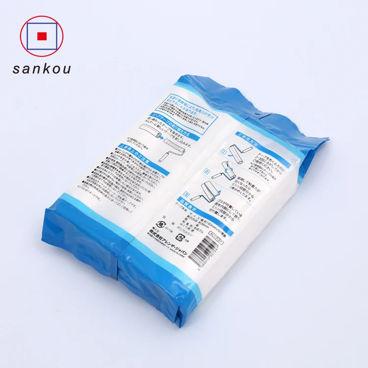 Lint roller sticky dust collector with handle color box custom lint roller refill for pet hair