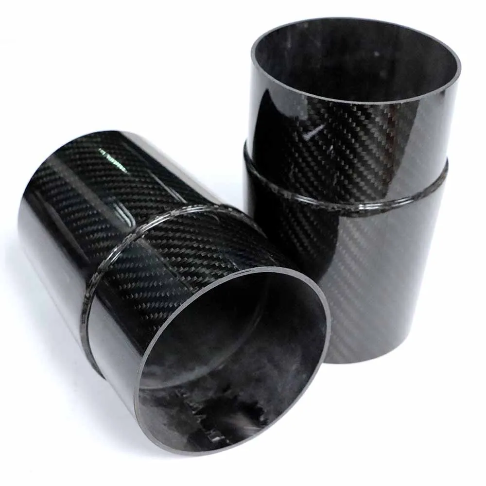 Wholesale 3k Twill Glossy Carbon Tube Large Diameter Carbon Fiber Pipe