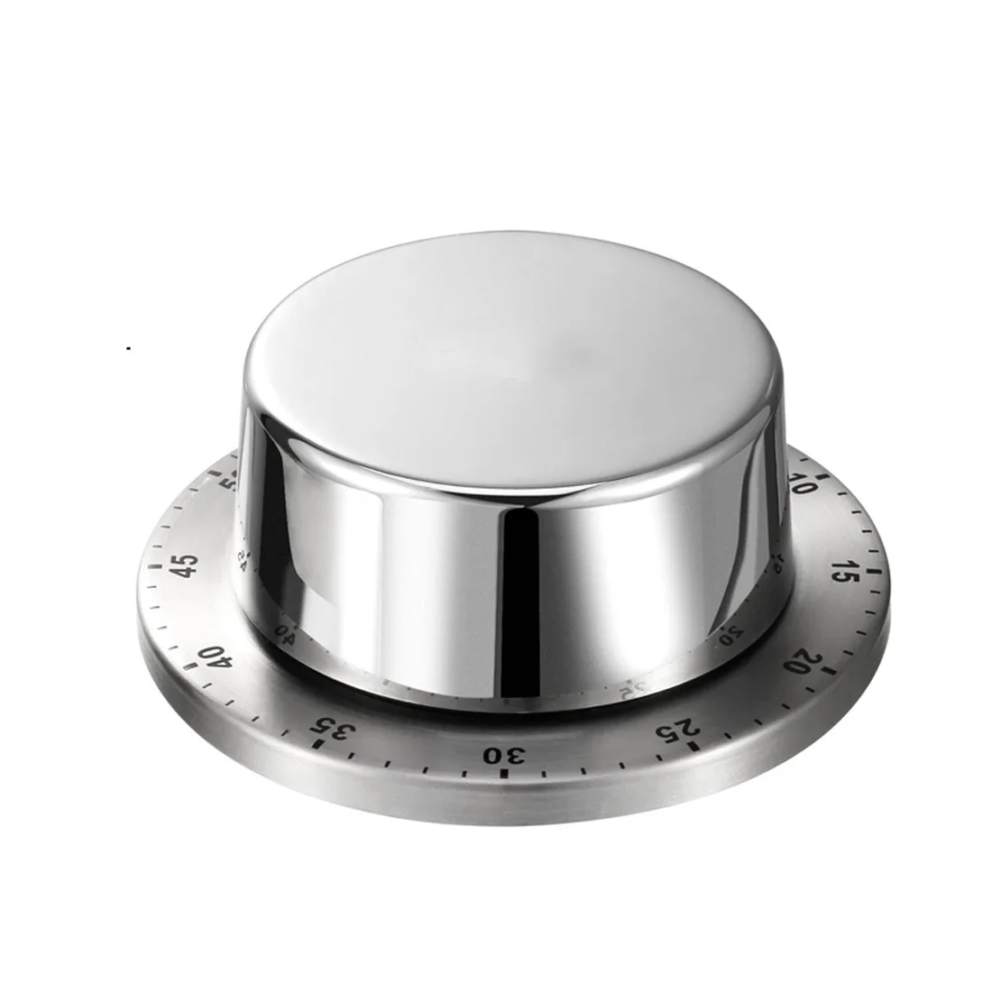 Mechanical Stainless Steel Flying Saucer Cooking Baking Time Management Timer Alarm Clock For Kitchen