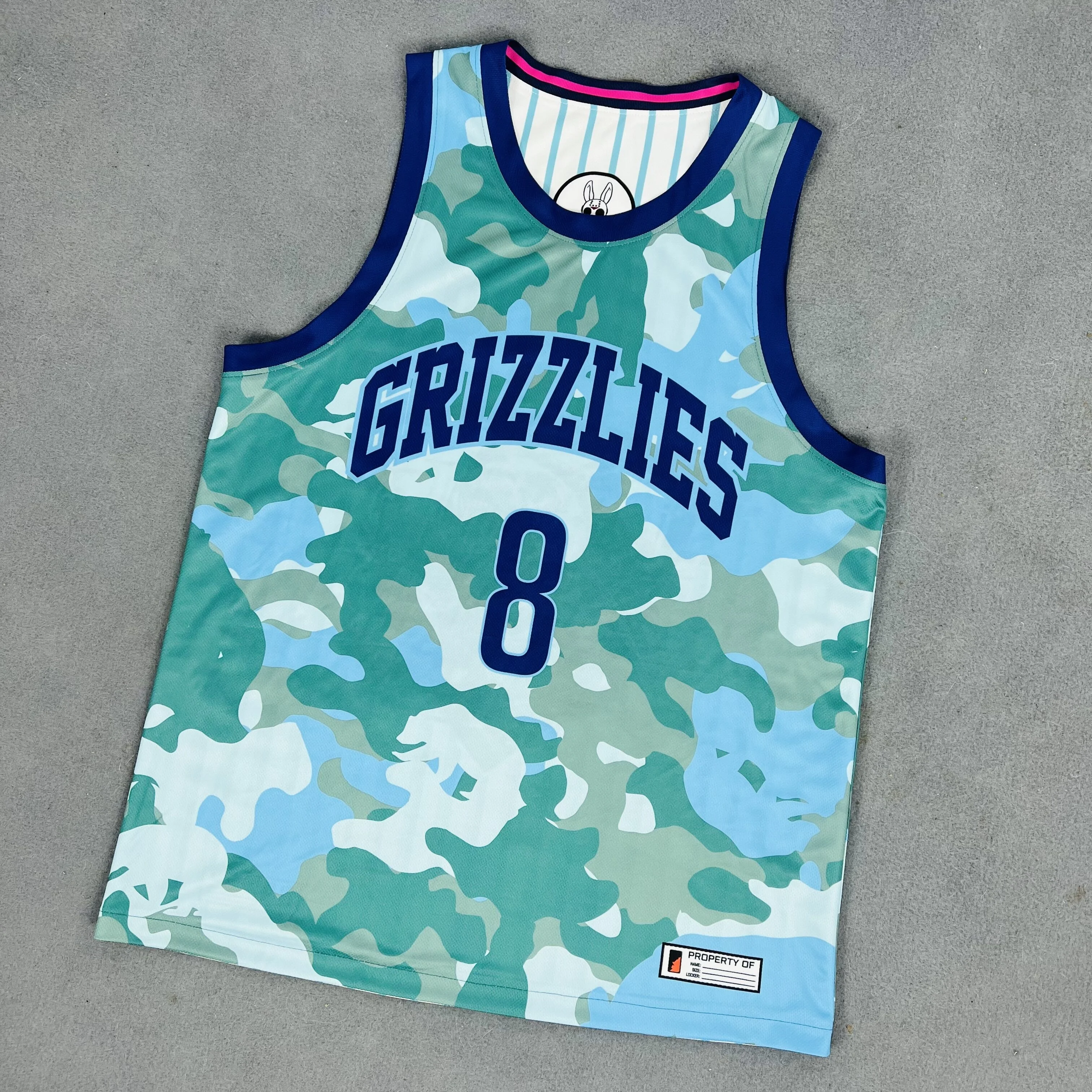 high quality customized sublimation printing reversible basketball jersey