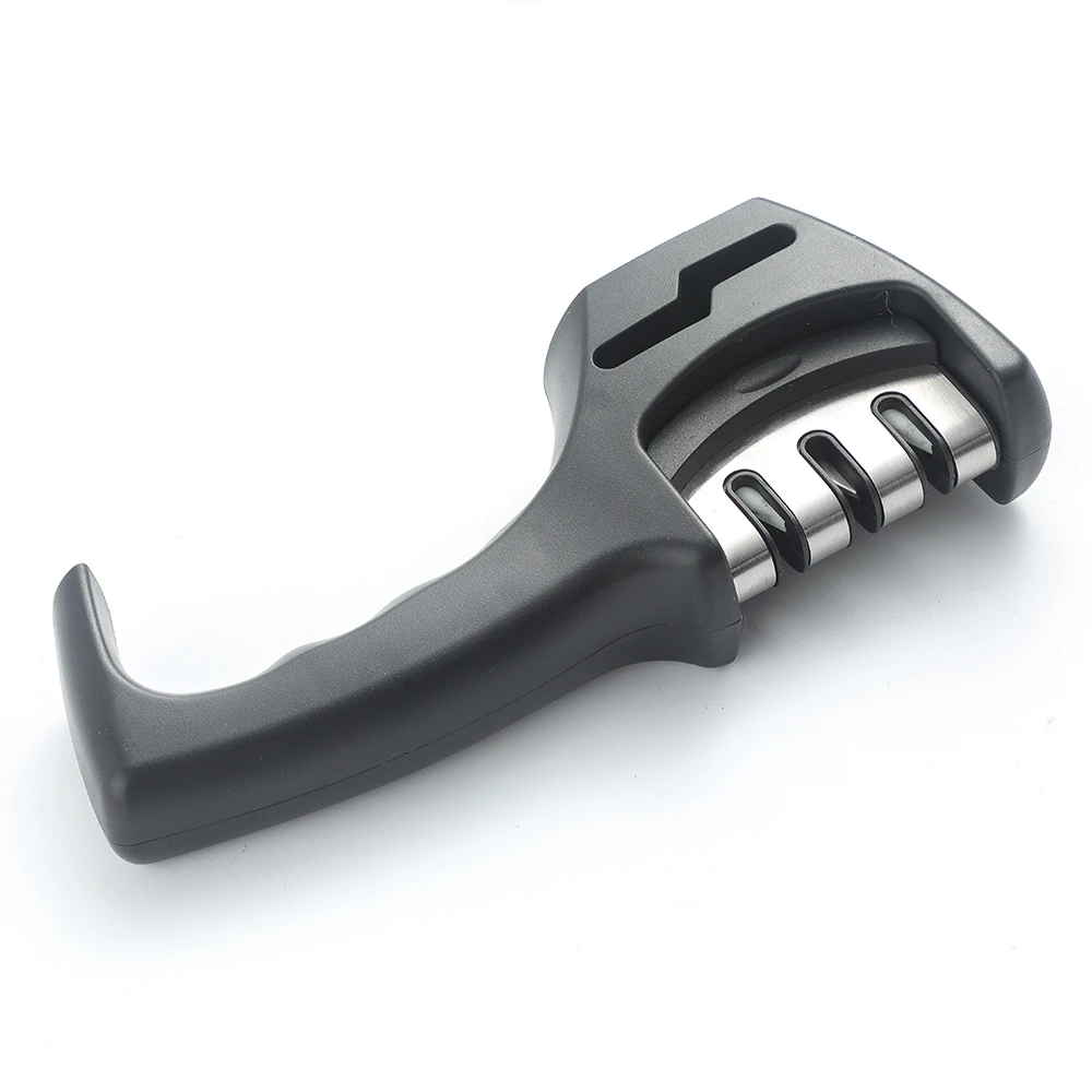 Wholesale Kitchen Small Tool Knife Accessories 3-Stage Professional Knife Sharpener