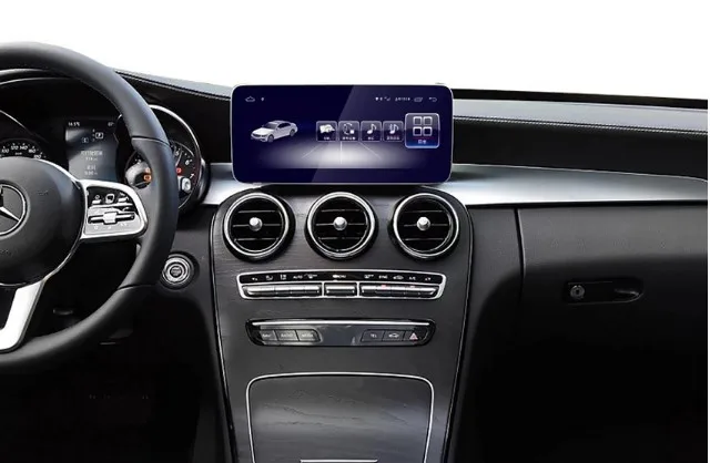 UPSZTEC 10,25 'IPS экран Android 10 Автомобильный видео GPS плеер для Mercedes Benz C Class W205 S205/GLC Class X253 2019- 4G NTG 5,5