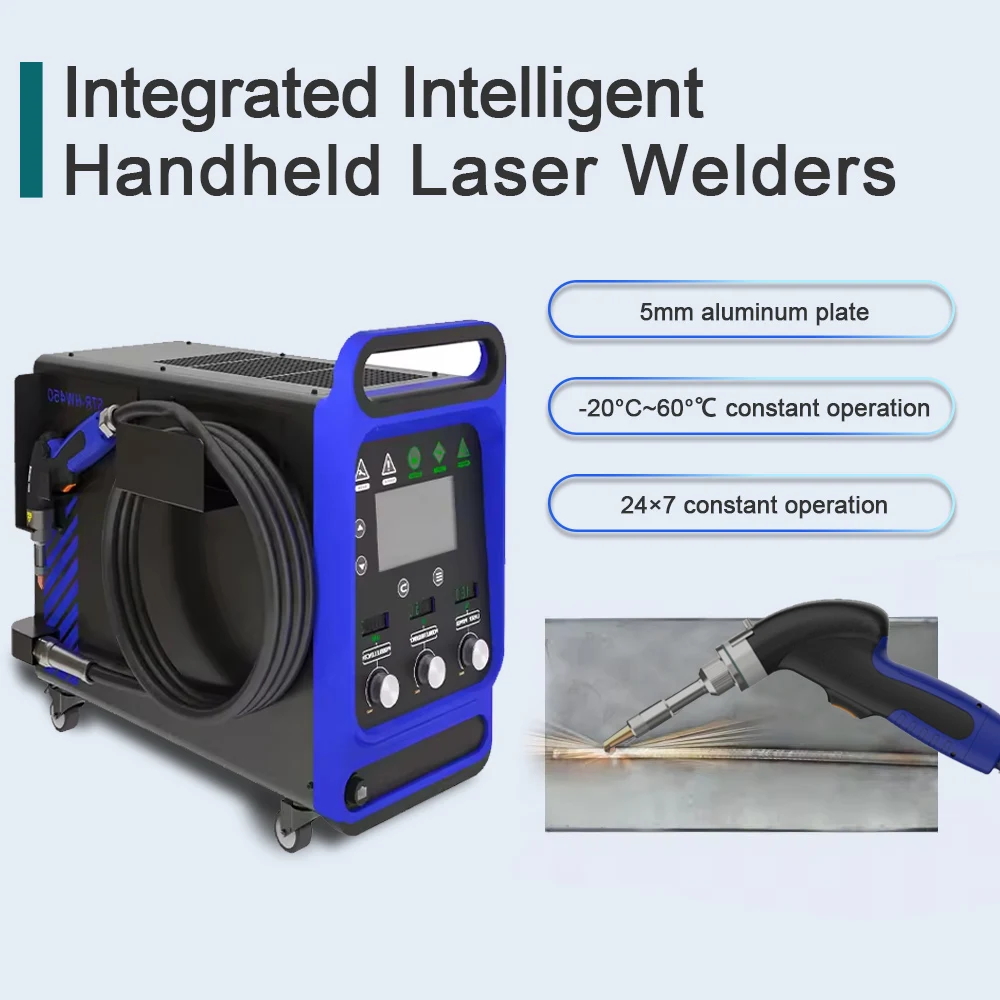 Light Weight Small Portable Fiber Handheld Laser Welder 2500w Laser Welding Machine with Good Price and Competitive Quality