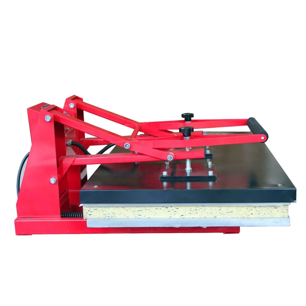 50x70 60x80 30x100cm manual large format size flatbed heat press sublimation machine