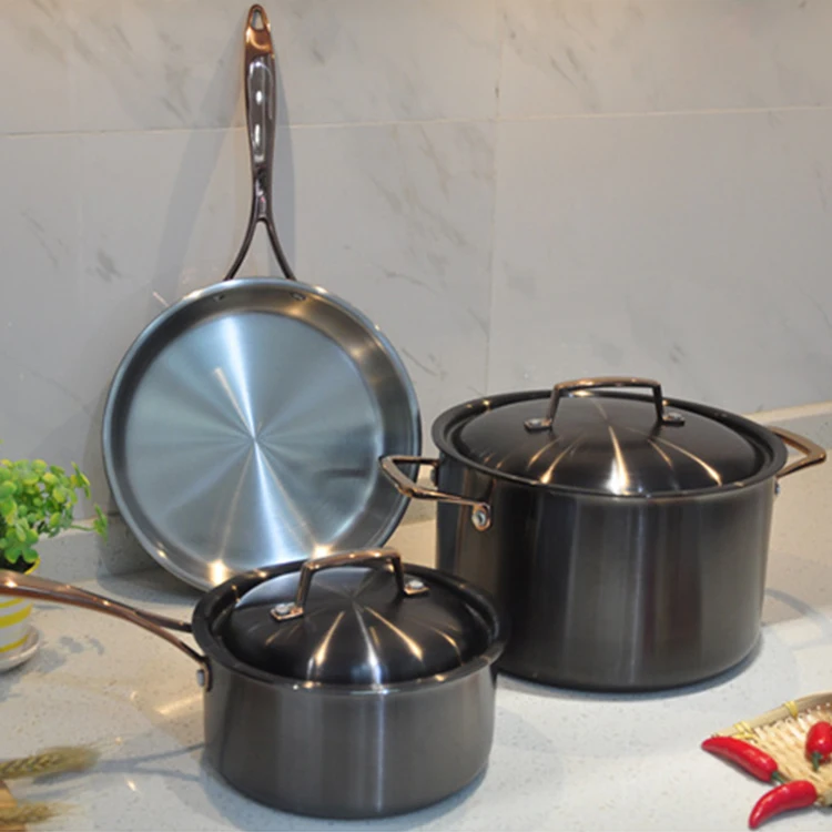 Good Quality Nonstick Stainless Steel 6 Piece Induction Cookware Set