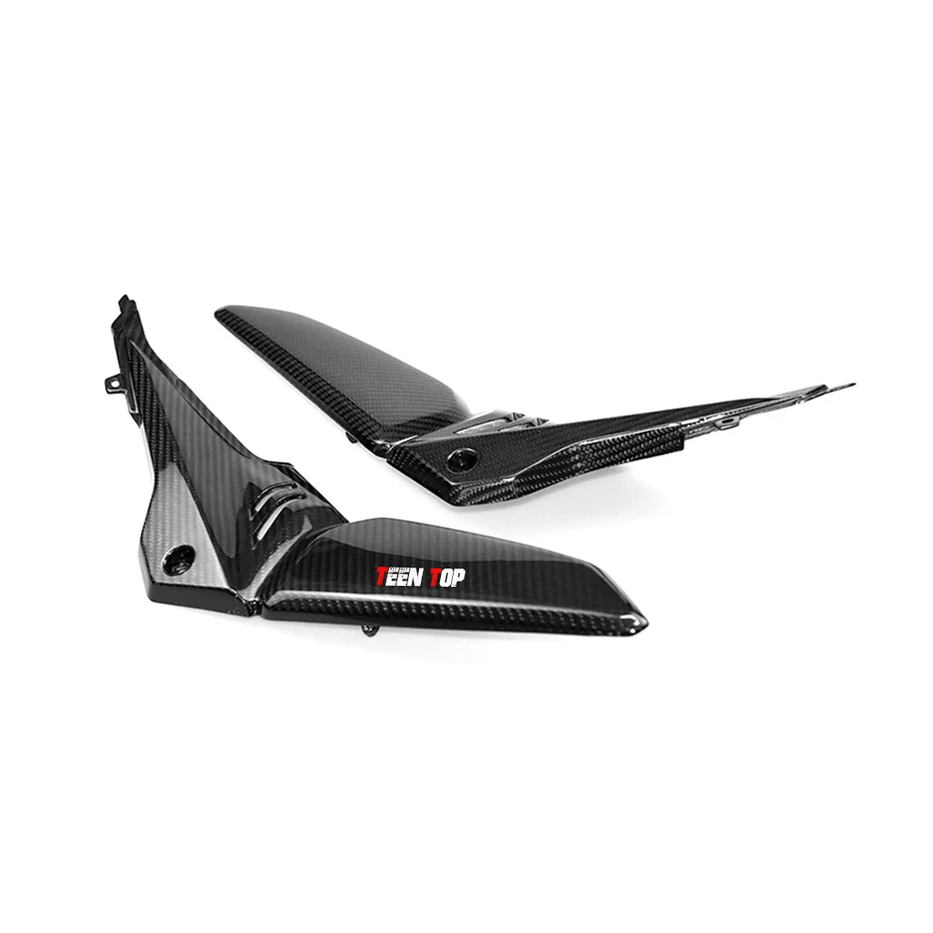 Боковые панели сиденья из углеродного волокна для Honda CBR650R CB650R 2019 2020 об/мин, карбоновый декоративный чехол для мотоцикла, боковой обтекатель