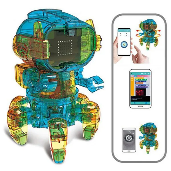 Remote Control Robot App Intelligent Programming Playing While Learning Lifelike Robot Toys For Children