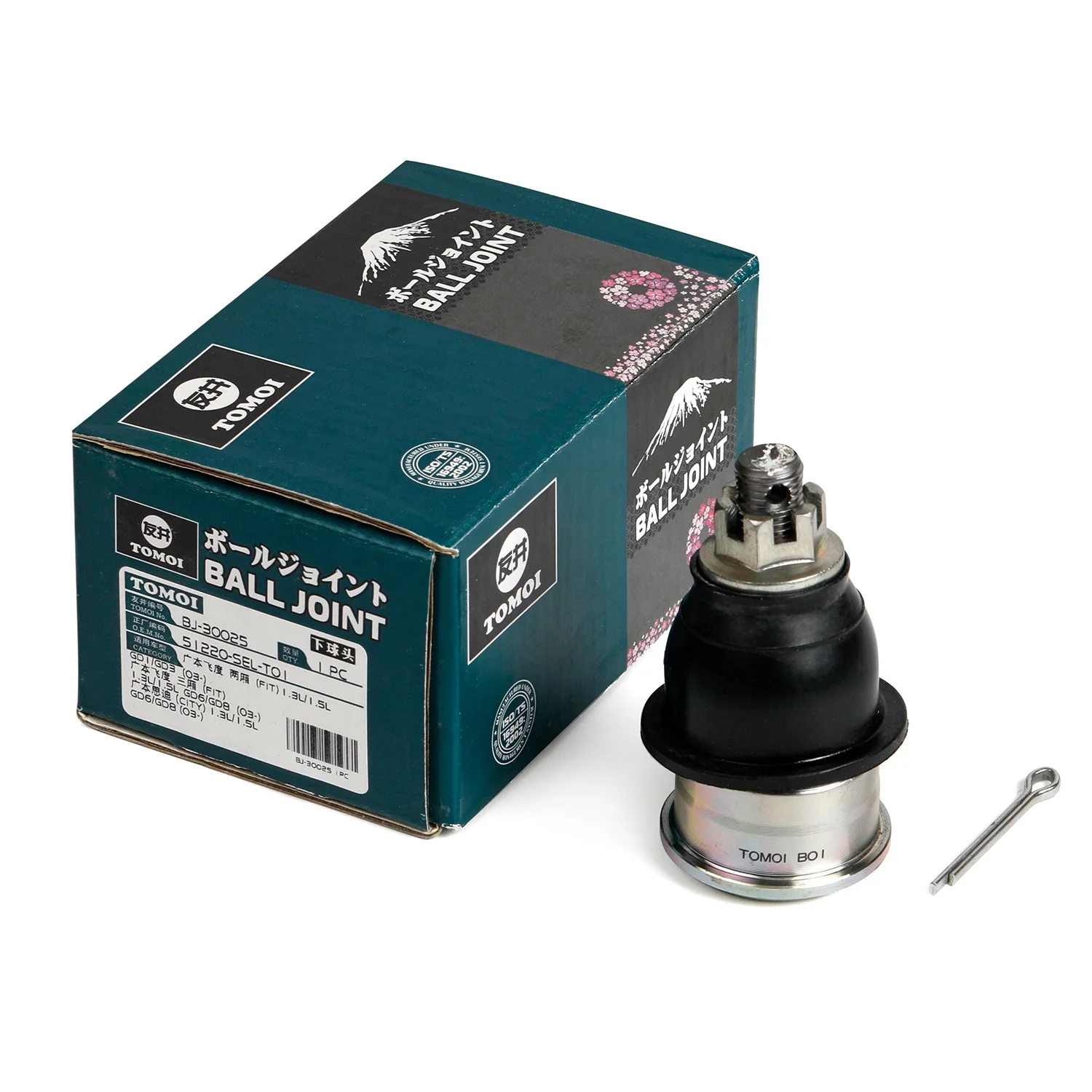 
BJ-30025 TOMOI supplier for suspension system lower ball joint 