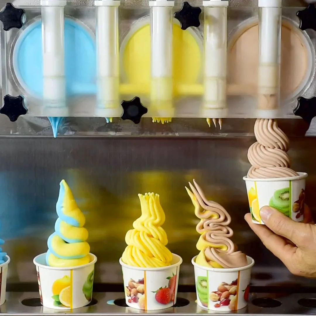 
Mini table top multi 5 flavor ice-cream machine /ice cream maker/ice cream machine soft serve with CE NSF ETL 